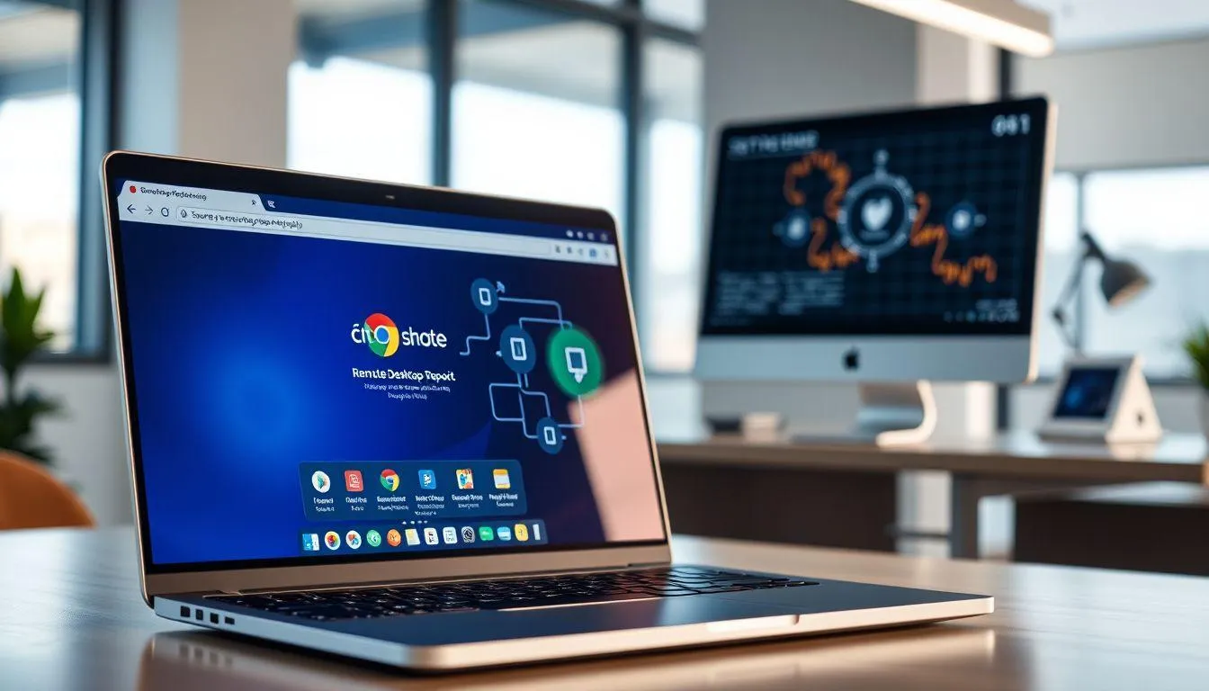 Pengertian dan Manfaat Chrome Remote Desktop (c) Ilustrasi AI