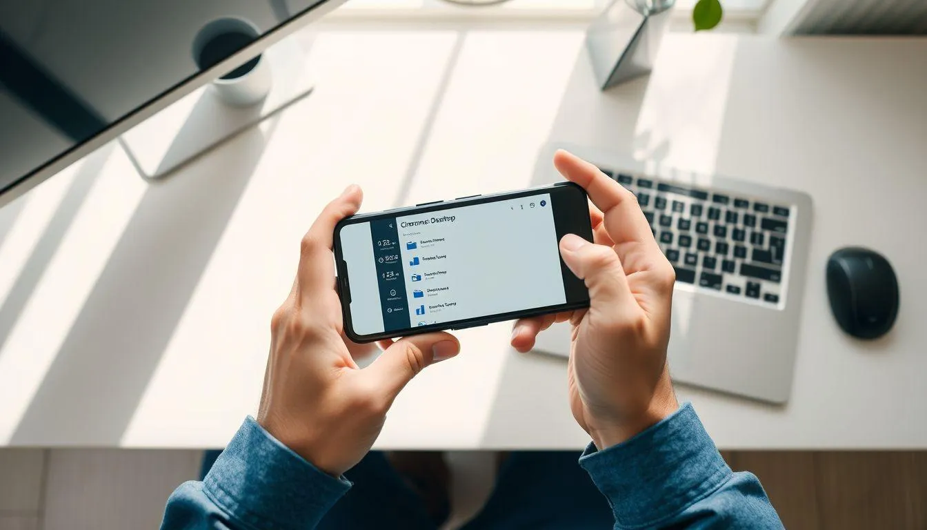 Cara Menggunakan Chrome Remote Desktop di Smartphone (c) Ilustrasi AI
