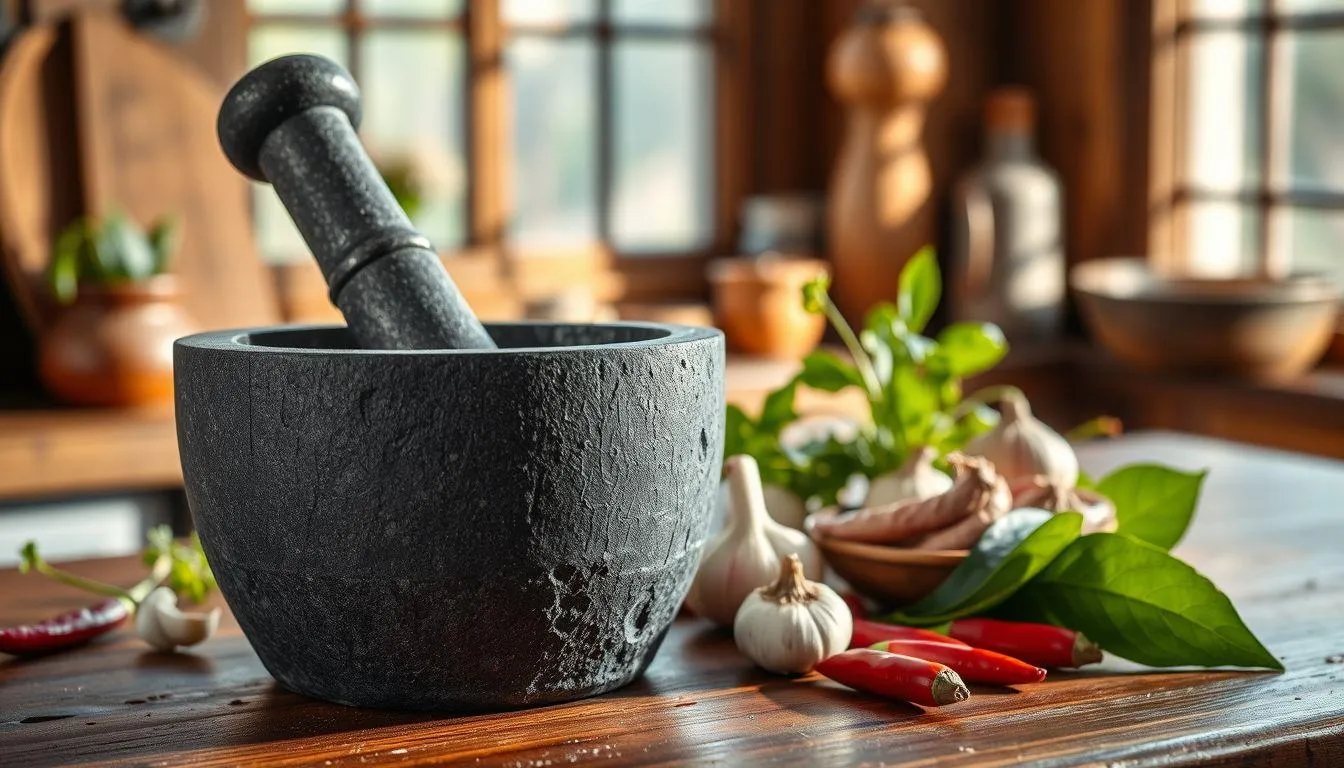 Mengenal Cobek sebagai Alat Dapur Tradisional (c) Ilustrasi AI