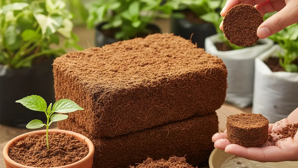 Pengertian dan Karakteristik Cocopeat (c) Ilustrasi AI