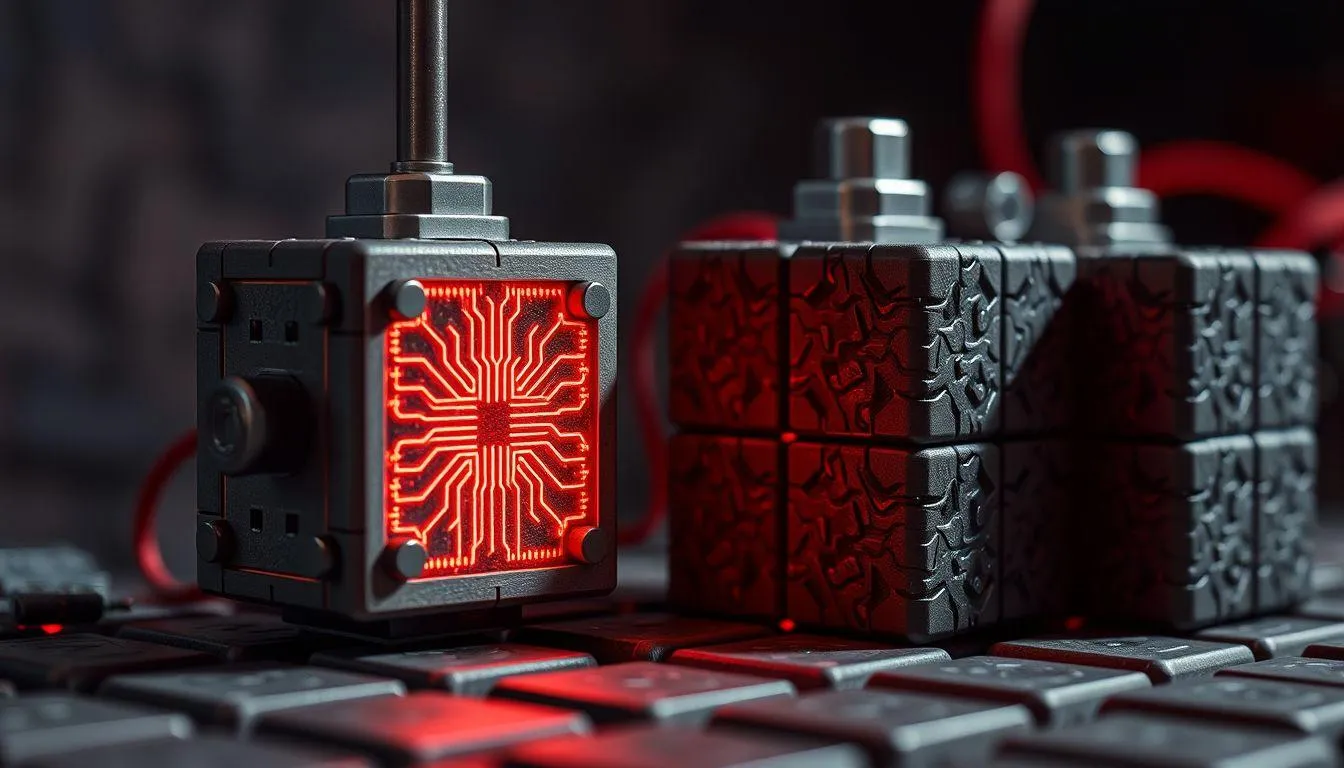 Mengaktifkan Command Block dengan Redstone (c) Ilustrasi AI