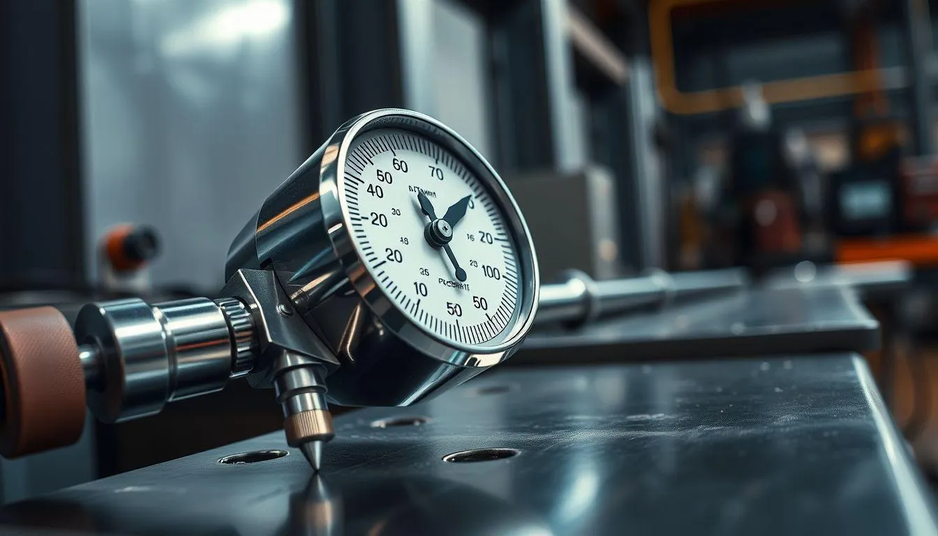 Pengertian dan Komponen Dial Gauge (c) Ilustrasi AI