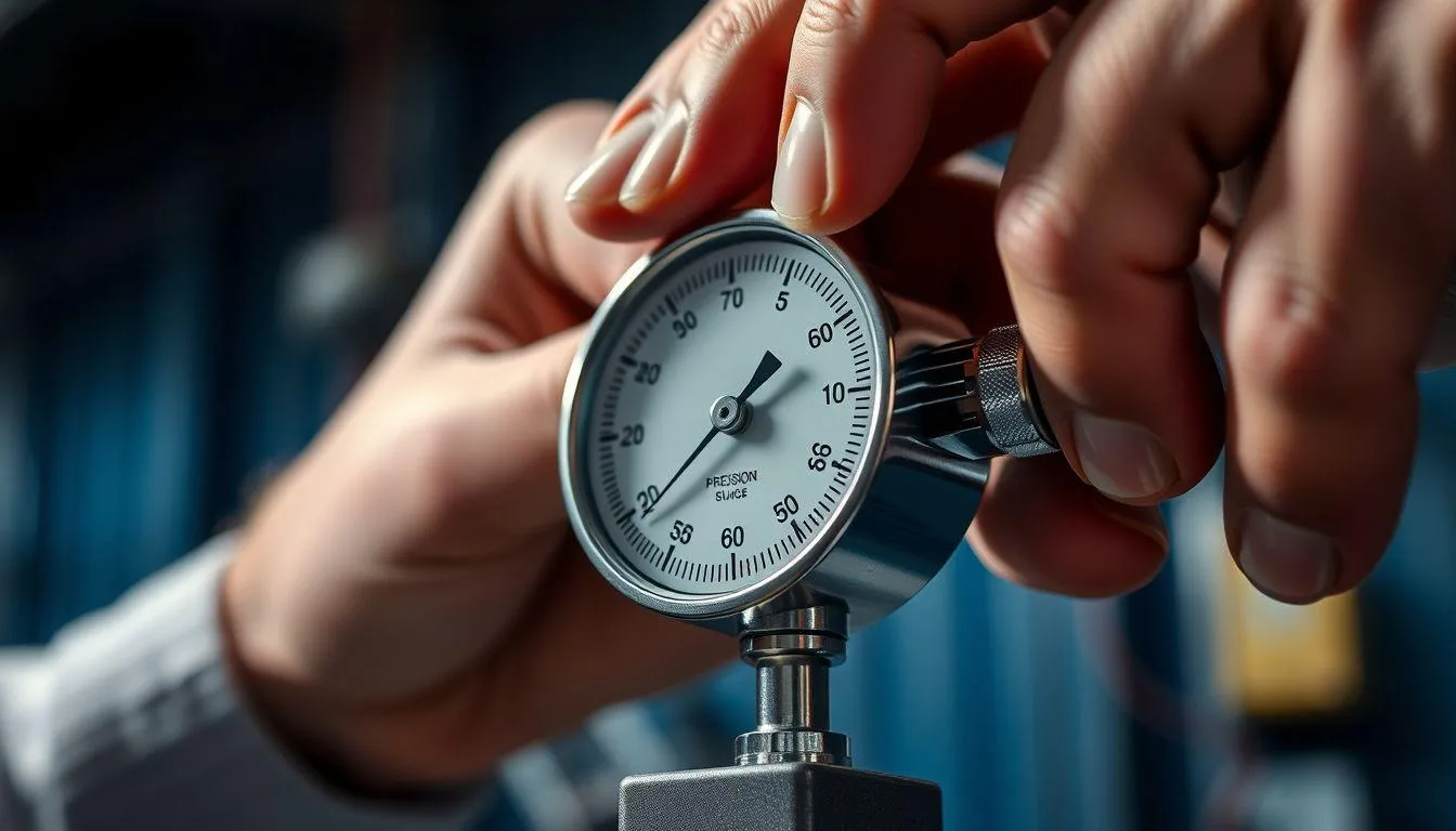 Teknik Membaca Skala Dial Gauge (c) Ilustrasi AI