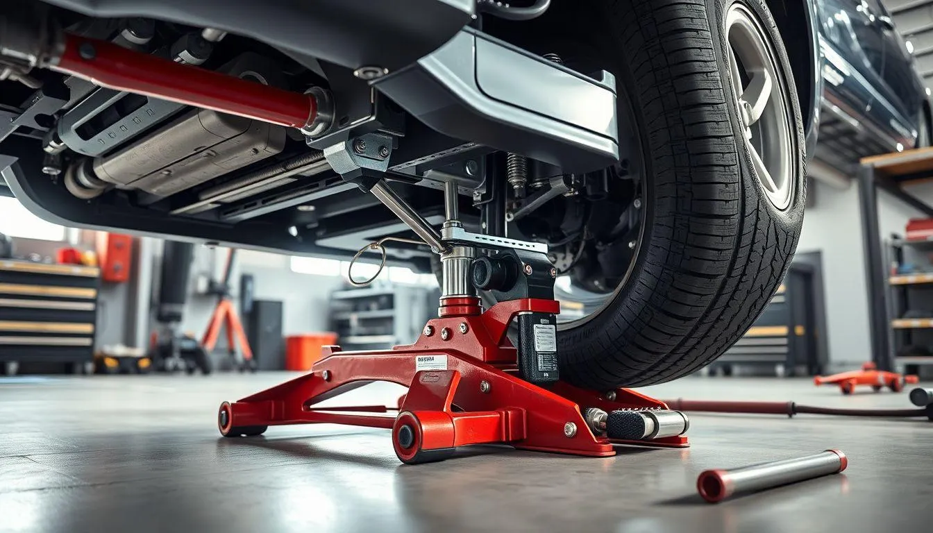 Pengertian dan Fungsi Dongkrak Mobil (c) Ilustrasi AI