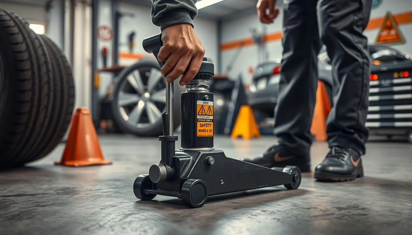 Tips Keselamatan Saat Menggunakan Dongkrak (c) Ilustrasi AI