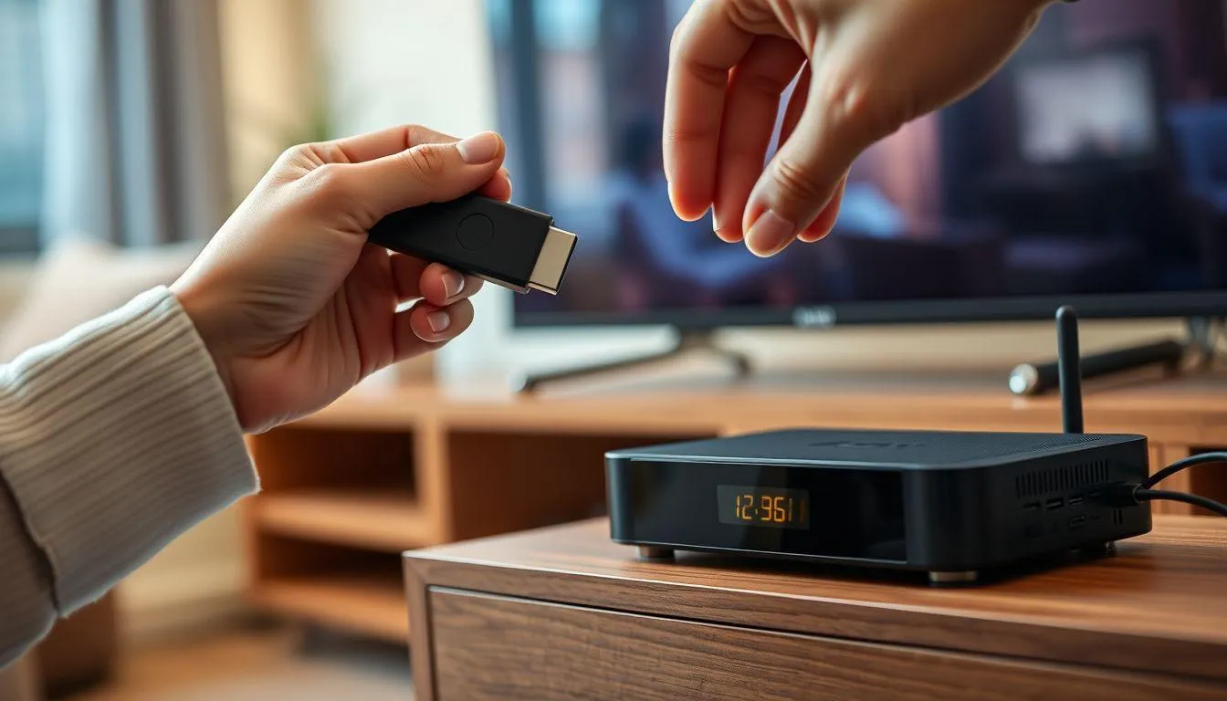 Cara Menggunakan Dongle WiFi ke TV dengan Set Top Box (c) Ilustrasi AI