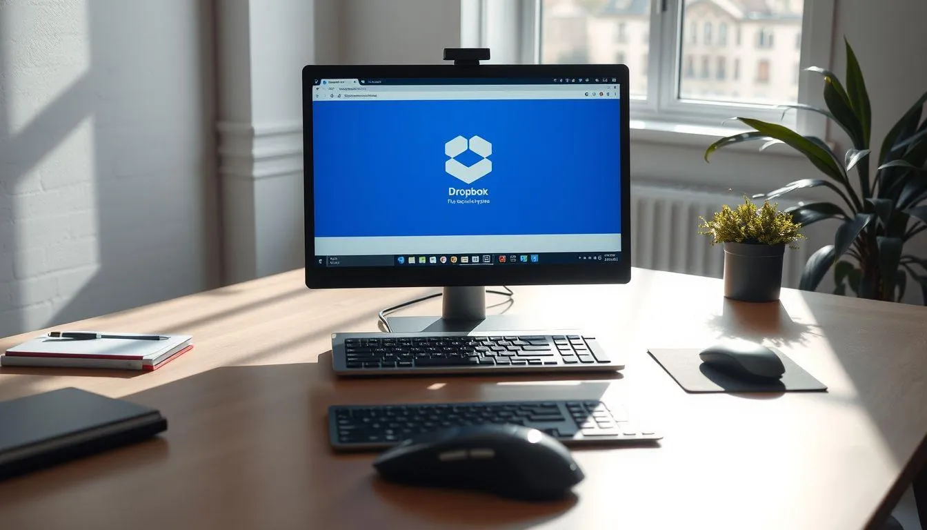 Cara Mengupload dan Mengunduh File di Dropbox (c) Ilustrasi AI