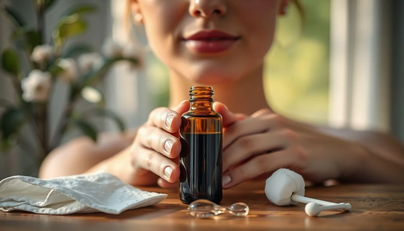 Cara Menggunakan Essential Oil dengan Metode Inhalasi (c) Ilustrasi AI