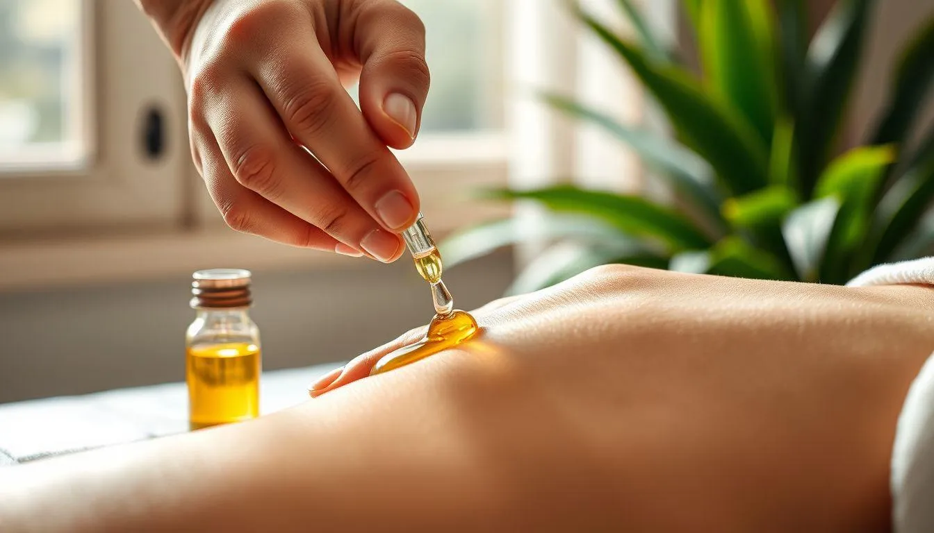 Cara Menggunakan Essential Oil dengan Aplikasi Topikal (c) Ilustrasi AI