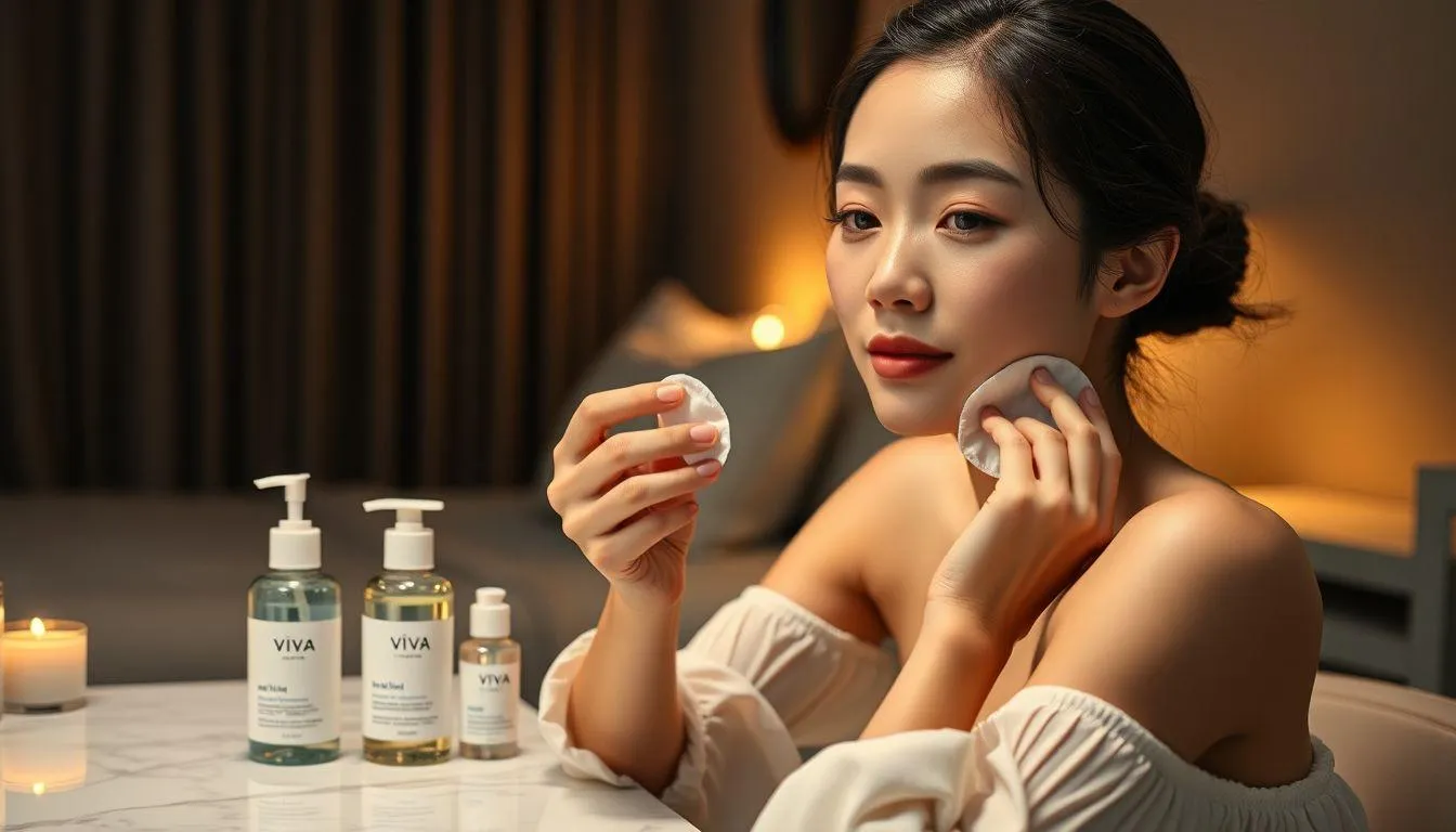 5. Cara Menggunakan Face Tonic Viva di Malam Hari (c) Ilustrasi AI