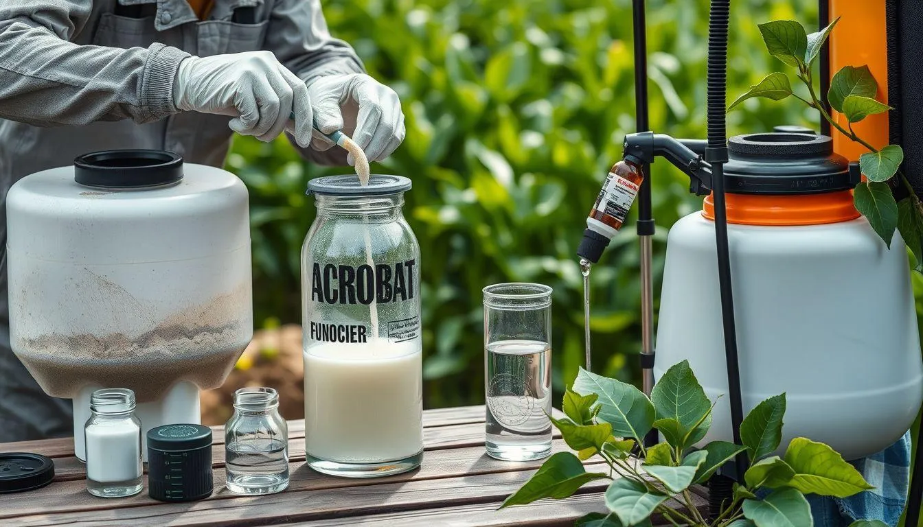 Cara Menggunakan Fungisida Acrobat yang Benar (c) Ilustrasi AI