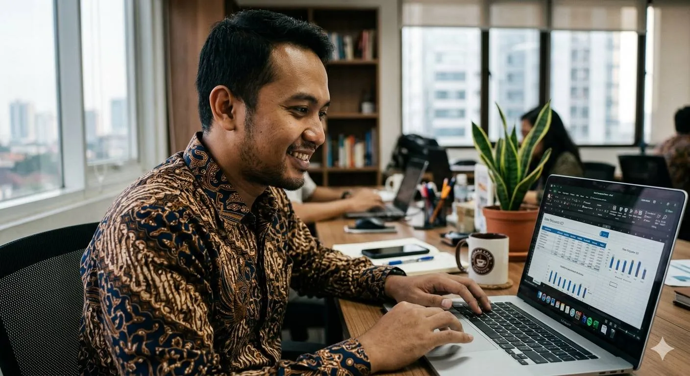 1. Cara Menggunakan Fungsi IF Tunggal di Excel (c) Ilustrasi AI