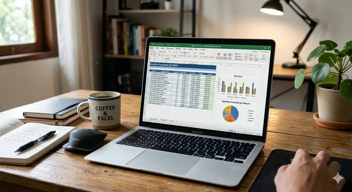6. Cara Menggunakan Fungsi IF dengan NOT di Excel (c) Ilustrasi AI