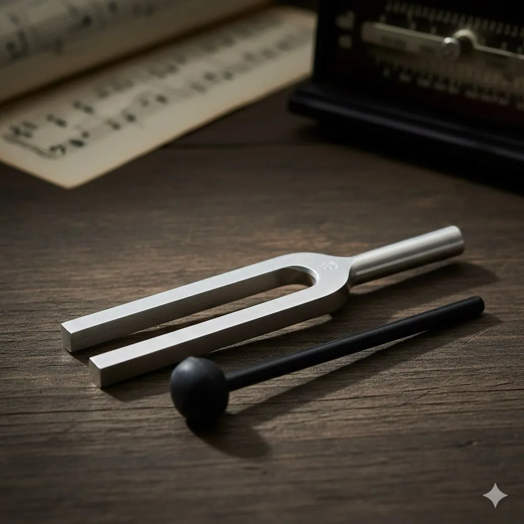 Cara Menggunakan Garpu Tala untuk Musik (c) Ilustrasi AI