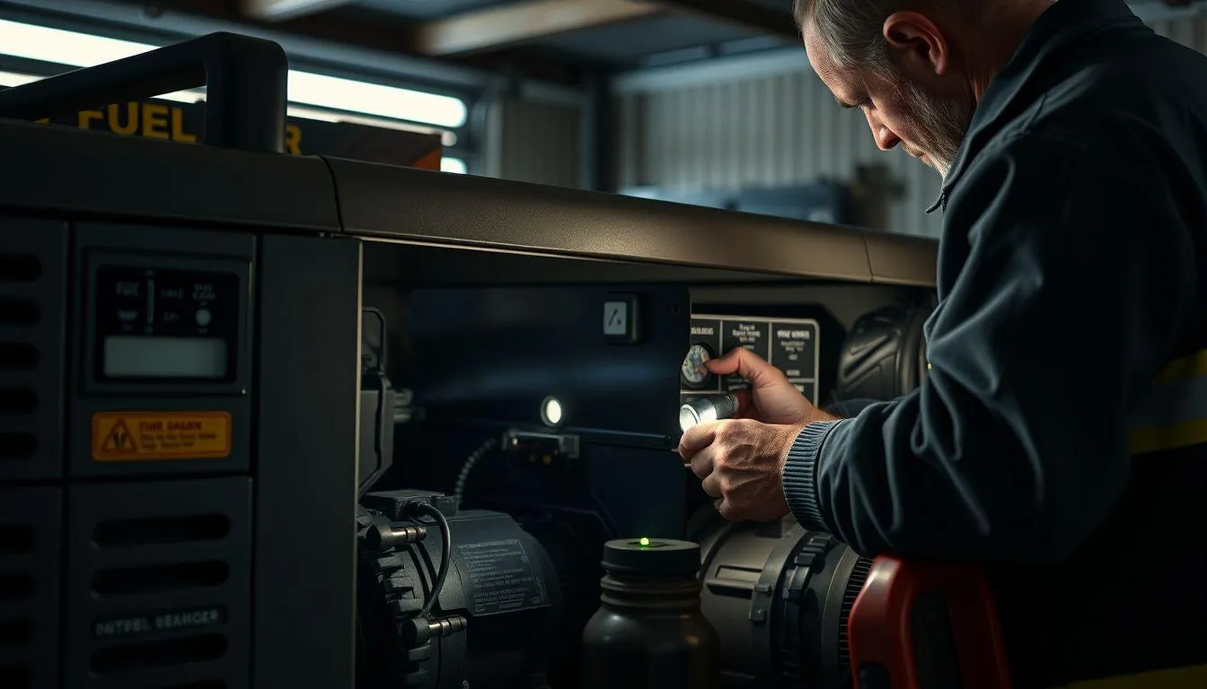 Persiapan Sebelum Menghidupkan Genset (c) Ilustrasi AI