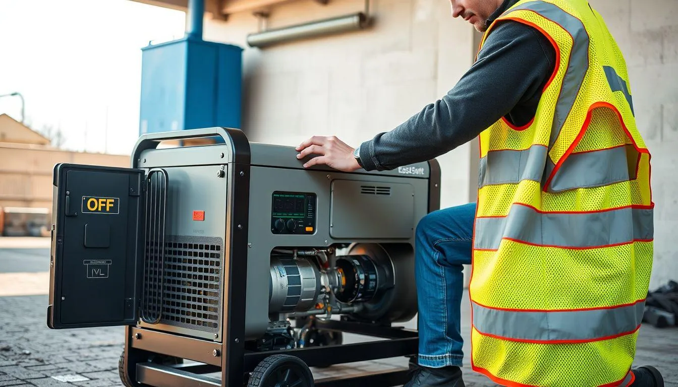 Langkah-Langkah Menghidupkan Genset dengan Benar (c) Ilustrasi AI