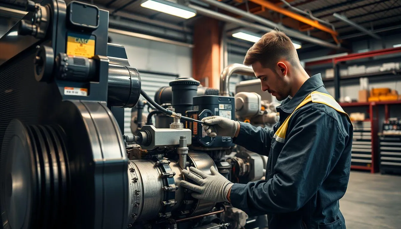 Perawatan dan Pemeliharaan Genset Secara Berkala (c) Ilustrasi AI