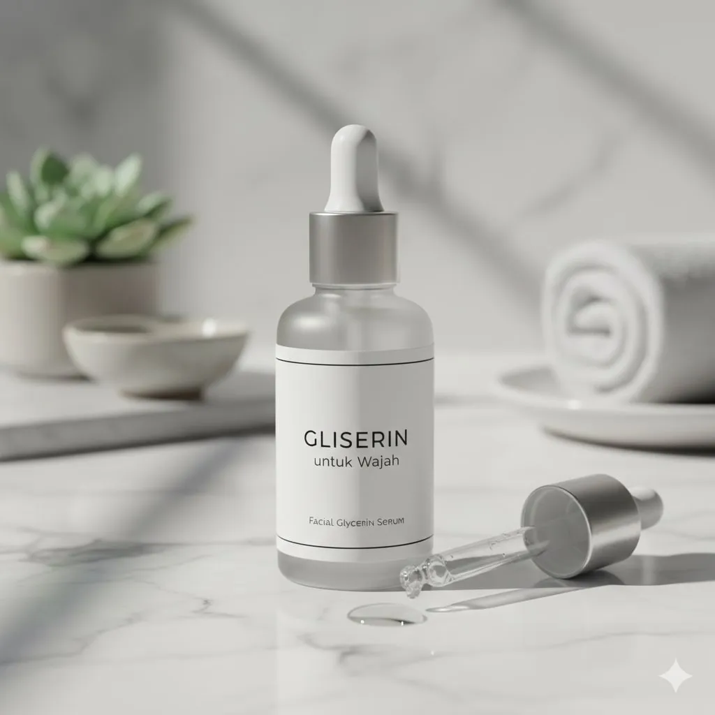 Cara Menggunakan Gliserin untuk Wajah sebagai Pelembap (c) Ilustrasi AI