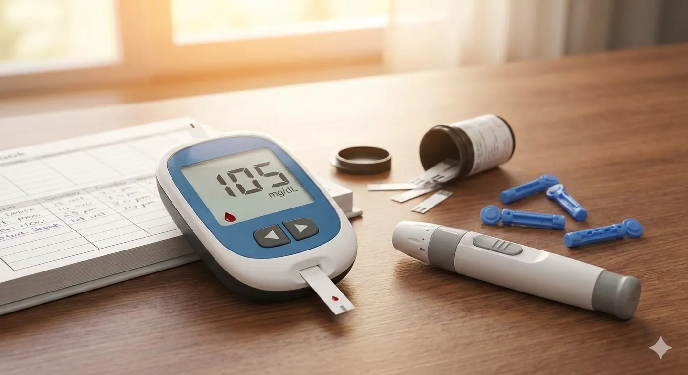 Langkah-Langkah Cara Menggunakan Glukometer (c) Ilustrasi AI