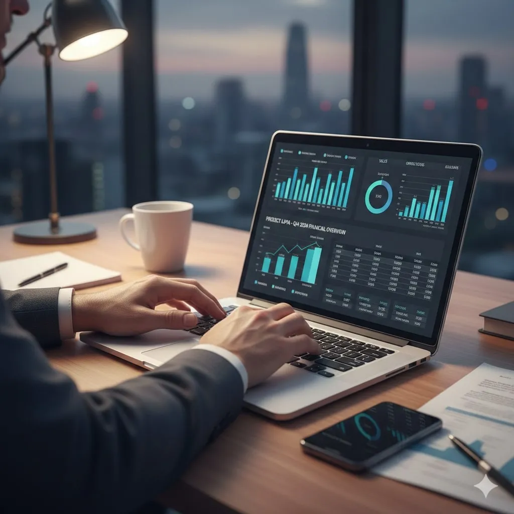 Mengoptimalkan Penggunaan Google Analytics untuk Strategi Bisnis (c) Ilustrasi AI