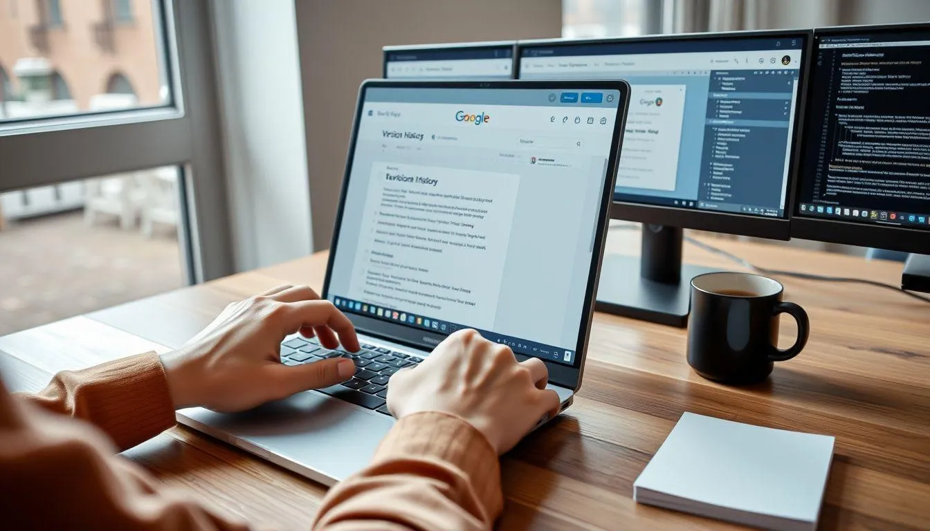 Membuka lembar kerja di laptop (c) Ilustrasi AI