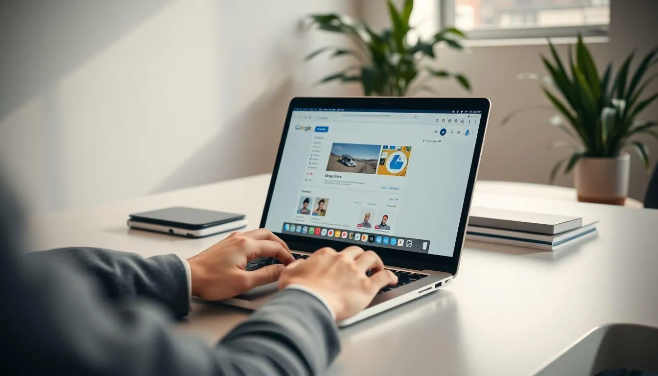 Cara Menggunakan Google Drive di Laptop (c) Ilustrasi AI