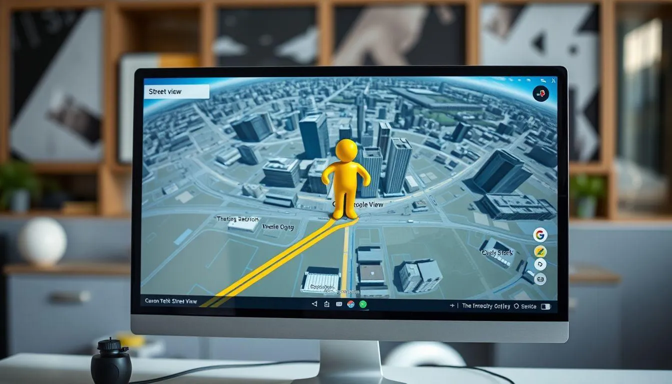Menggunakan Fitur Street View dan Tampilan 3D (c) Ilustrasi AI