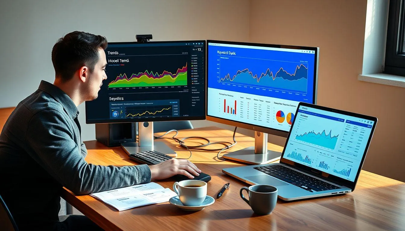 Memanfaatkan Google Trends untuk Riset Kata Kunci (c) Ilustrasi AI