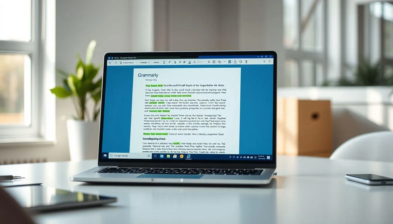Cara Menggunakan Grammarly di Microsoft Word dan Google Docs (c) Ilustrasi AI