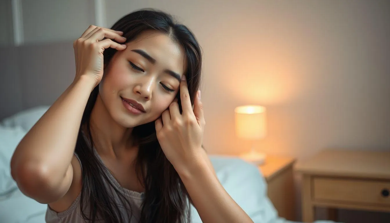 2. Cara Menggunakan Hair Tonic yang Benar di Malam Hari Sebelum Tidur (c) Ilustrasi AI