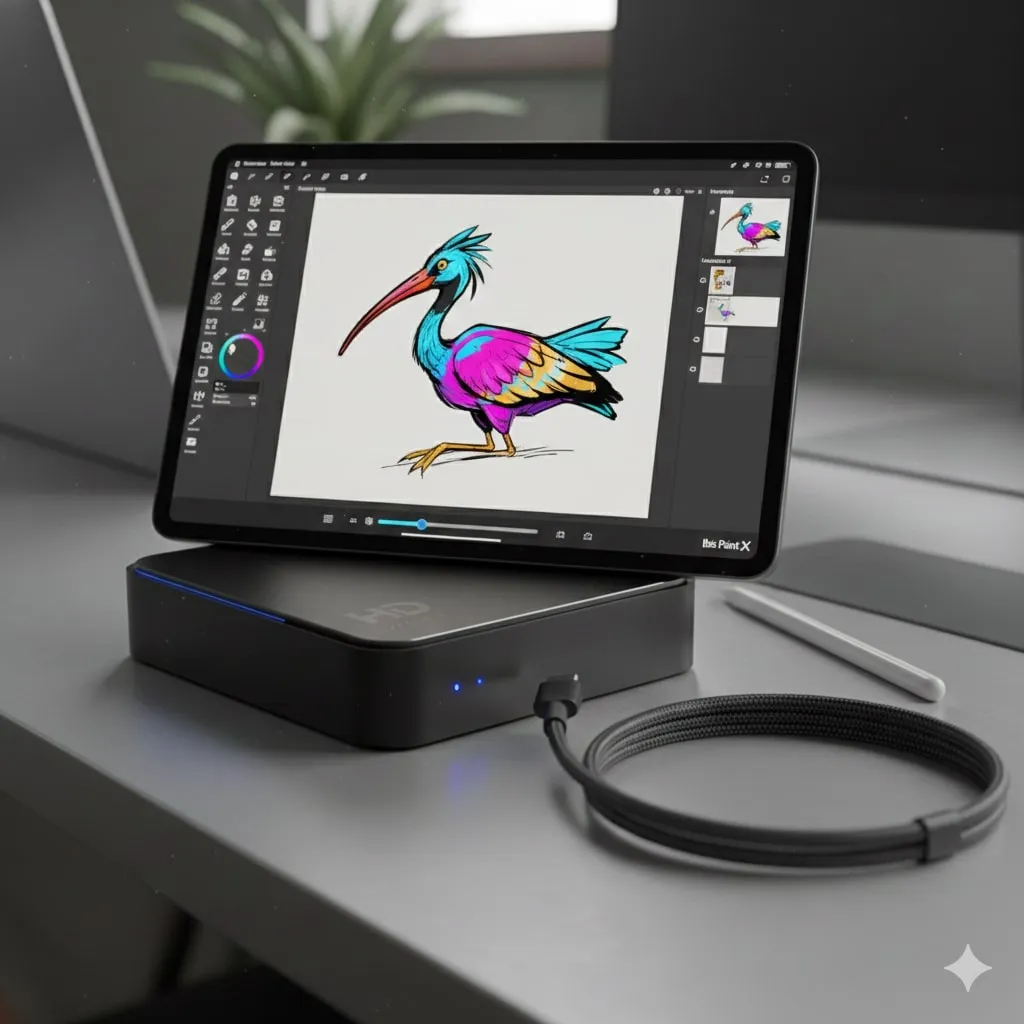 Tools dan Fitur Penting dalam Ibis Paint (c) Ilustrasi AI