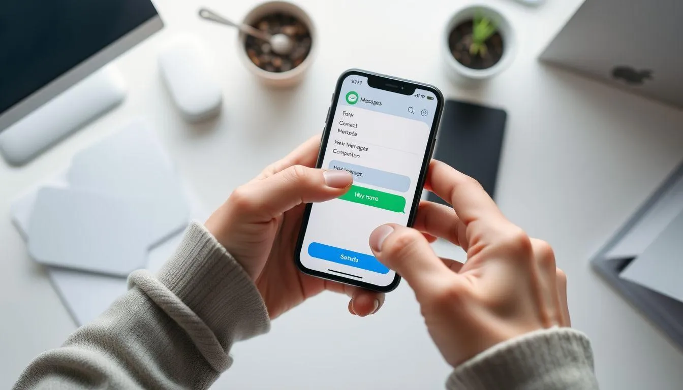 Langkah-Langkah Mengirim Pesan Melalui iMessage (c) Ilustrasi AI