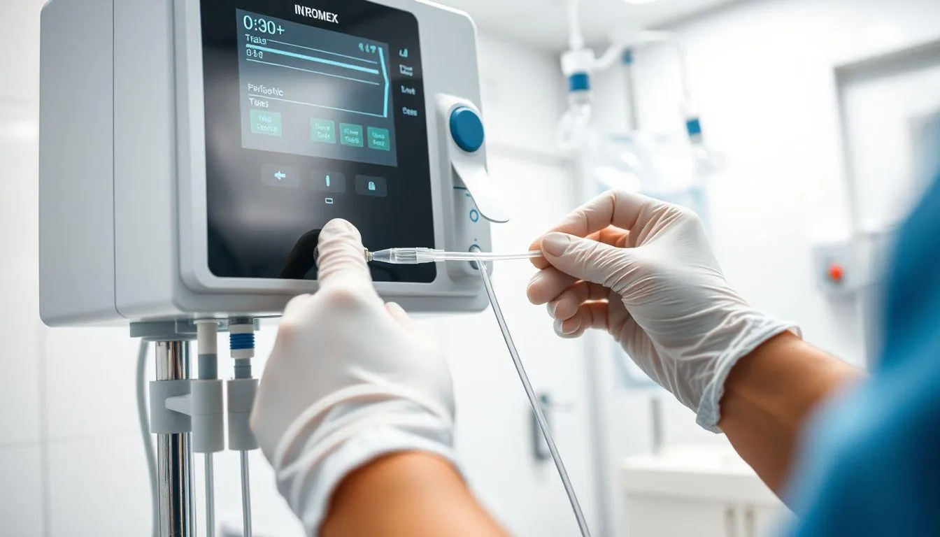 Langkah-Langkah Cara Menggunakan Infus Pump (c) Ilustrasi AI