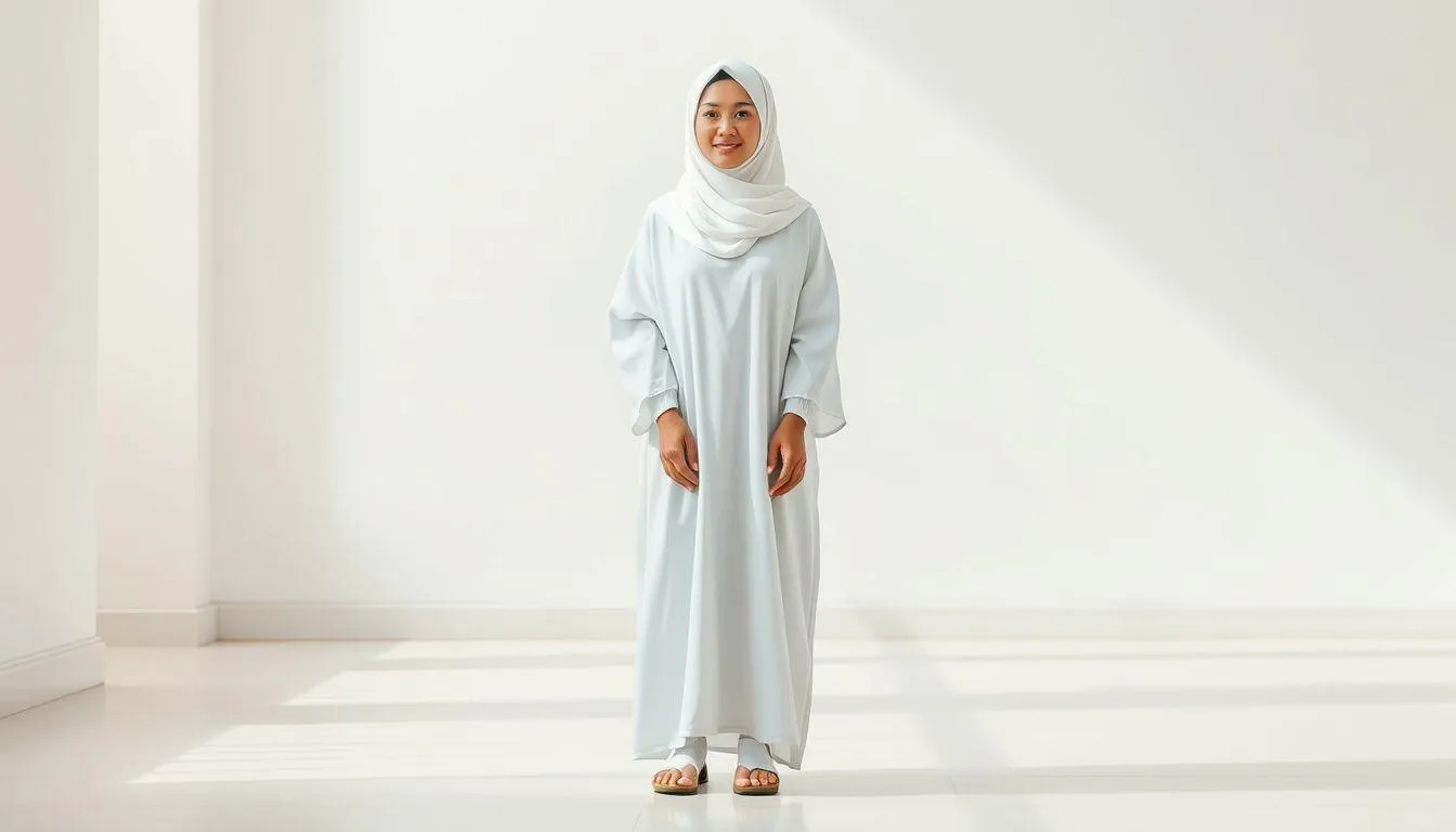 Cara Menggunakan Kain Ihram untuk Jamaah Perempuan (c) Ilustrasi AI