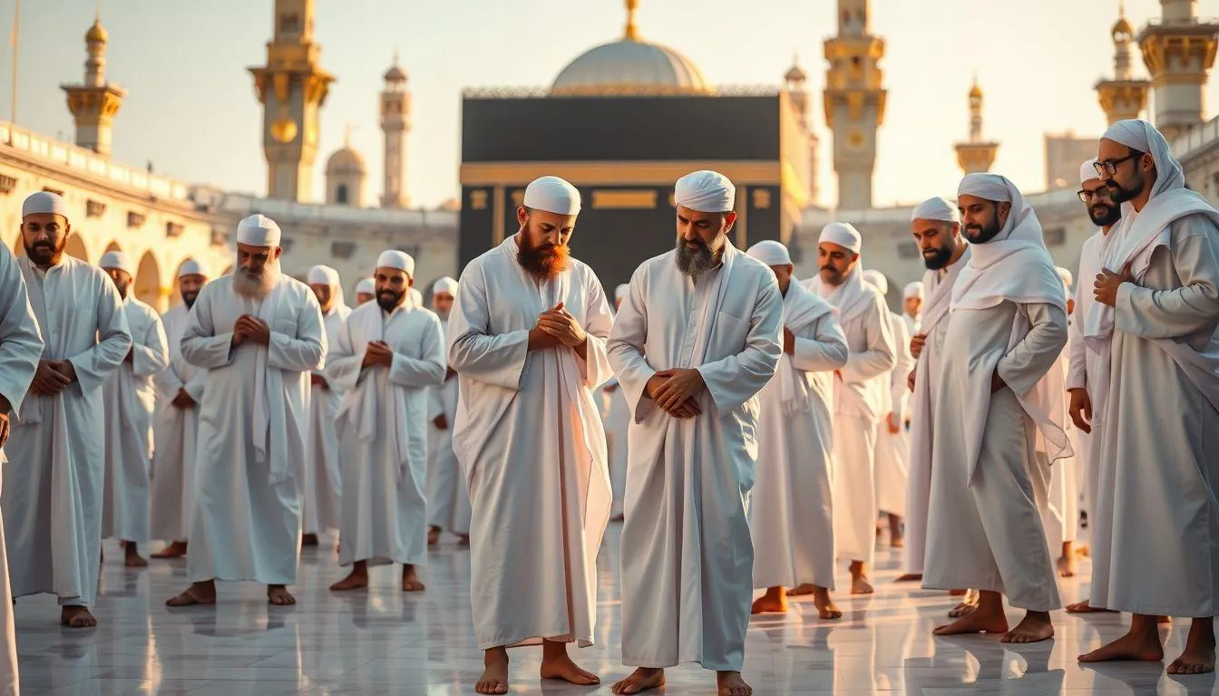 Larangan-Larangan Selama Mengenakan Kain Ihram (c) Ilustrasi AI