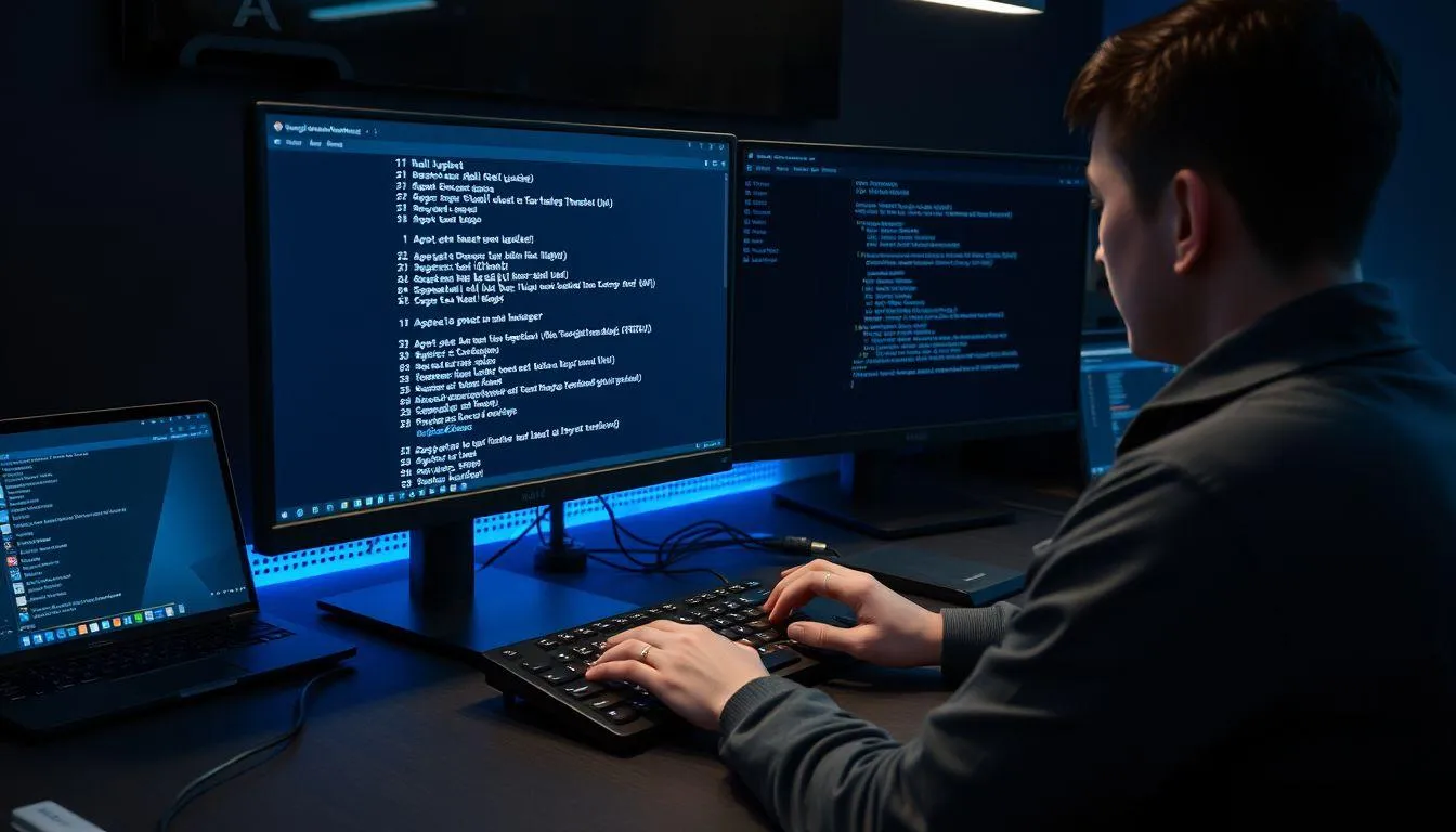 Konfigurasi Awal dan Pengaturan Sistem (c) Ilustrasi AI