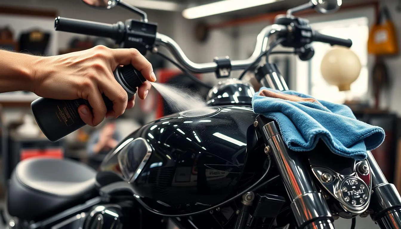 Cara Menggunakan Kit Motor Detailer sebagai Finishing Touch (c) Ilustrasi AI