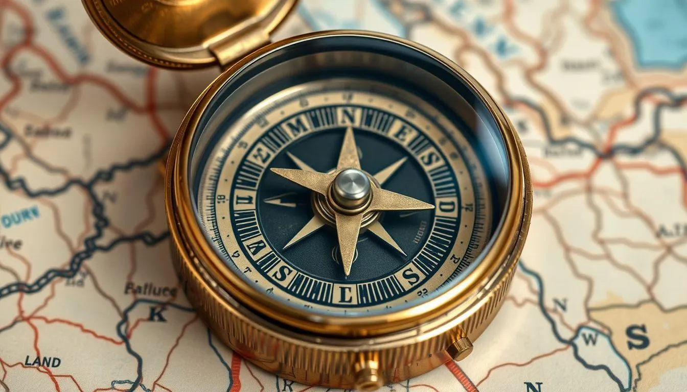 Pengertian dan Fungsi Kompas (c) Ilustrasi AI