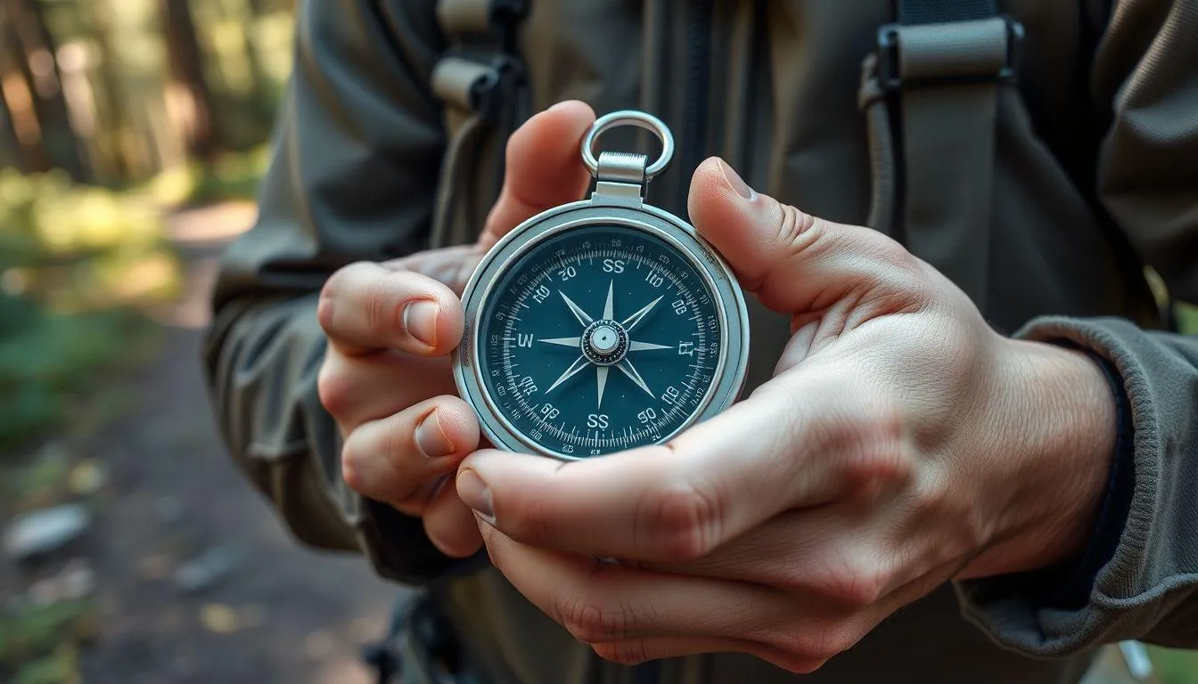 Langkah-Langkah Cara Menggunakan Kompas (c) Ilustrasi AI