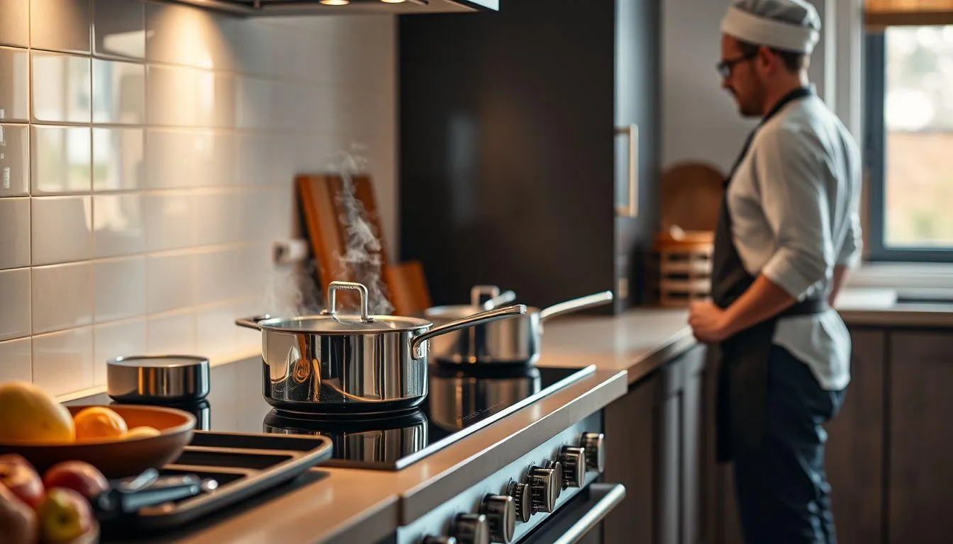 Tips Keamanan dalam Menggunakan Kompor Listrik (c) Ilustrasi AI