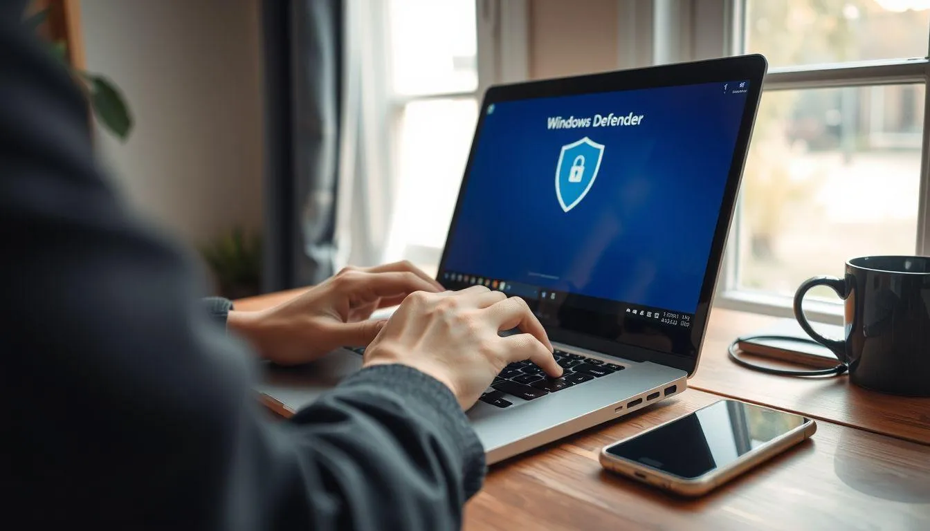 10. Cara Melindungi Komputer dengan Antivirus dan Pembaruan Sistem (c) Ilustrasi AI