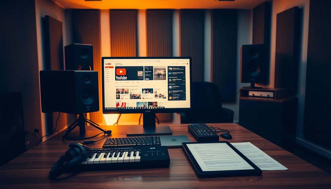 Cara Legal Menggunakan Lagu Copyright di YouTube (c) Ilustrasi AI