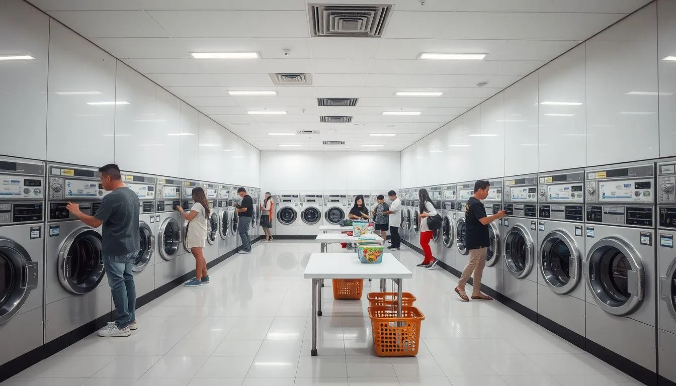 Apa Itu Laundry Koin dan Bagaimana Konsepnya (c) Ilustrasi AI