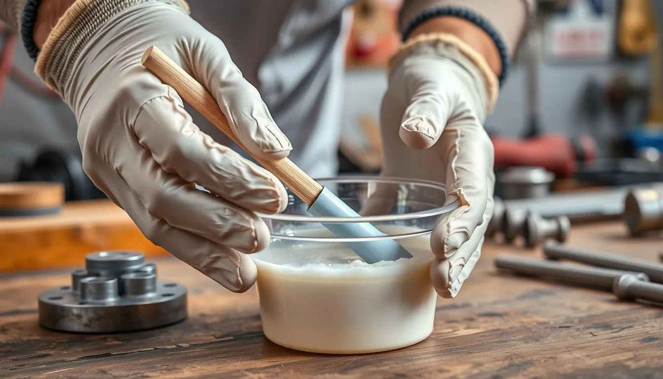 Langkah-Langkah Mengaplikasikan Lem Besi (c) Ilustrasi AI