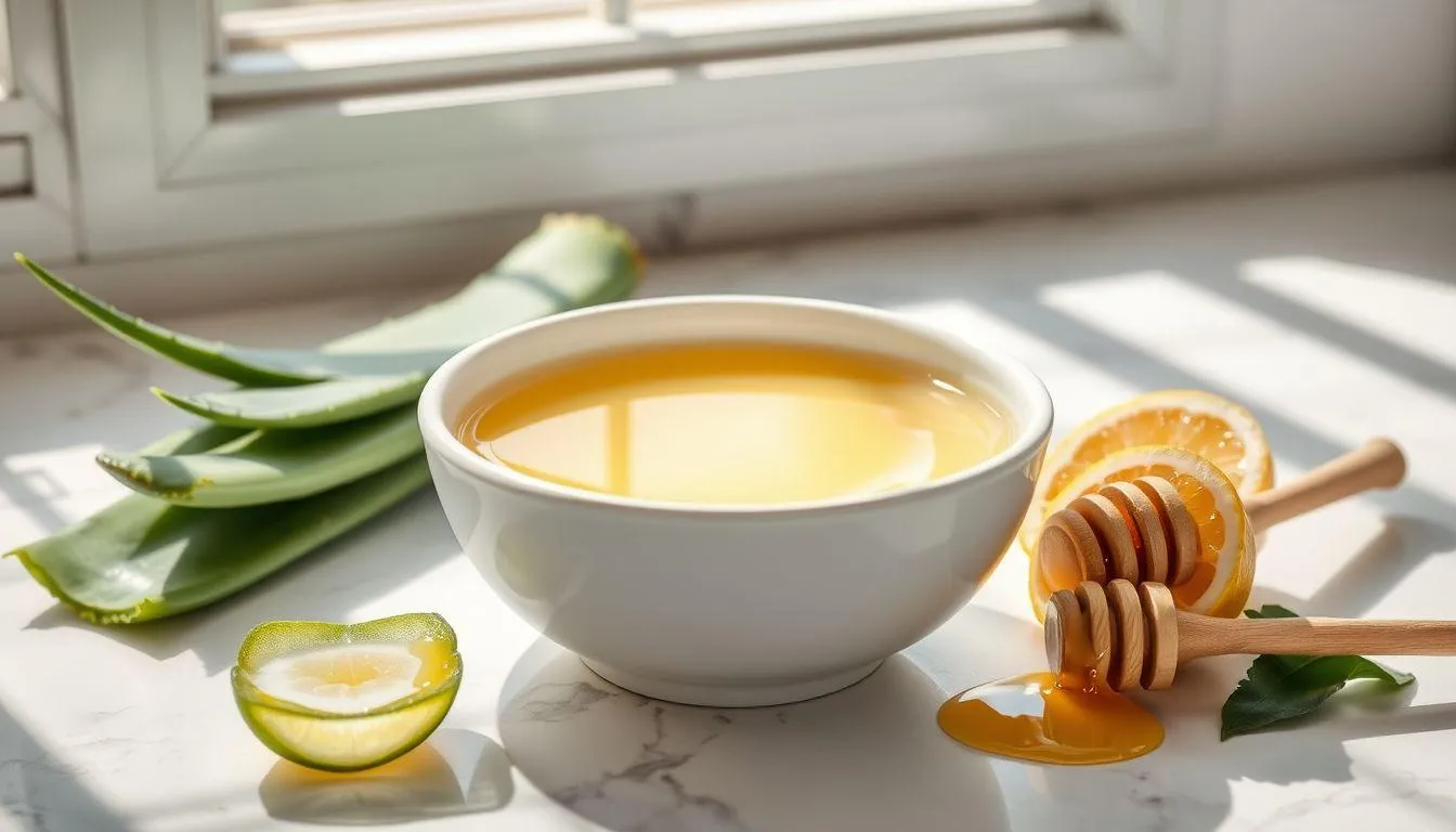 Variasi Masker Lidah Buaya untuk Flek Hitam (c) Ilustrasi AI