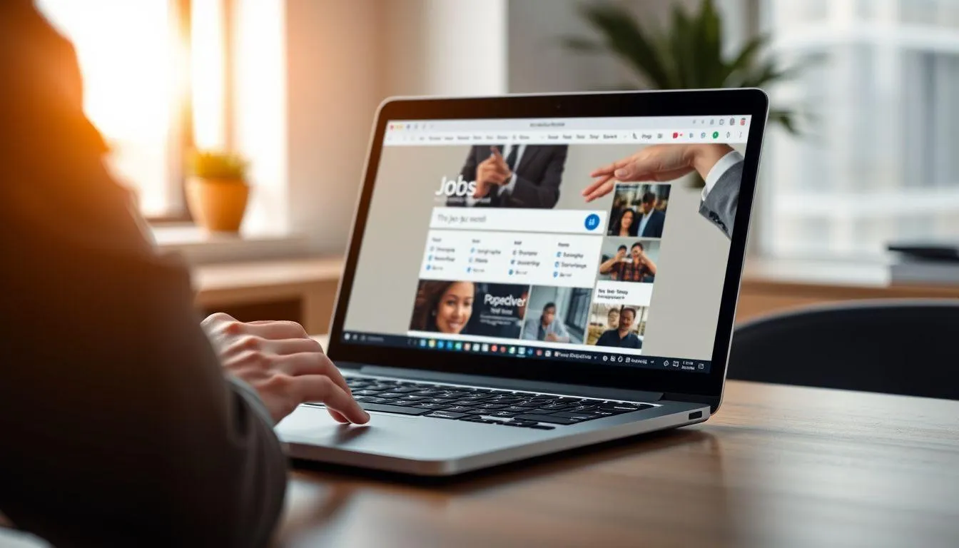 Mencari dan Melamar Pekerjaan di LinkedIn (c) Ilustrasi AI