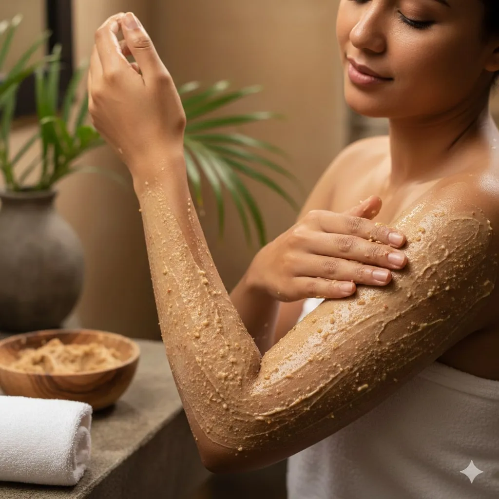 Cara Menggunakan Lulur Purbasari dengan Benar (c) Ilustrasi AI