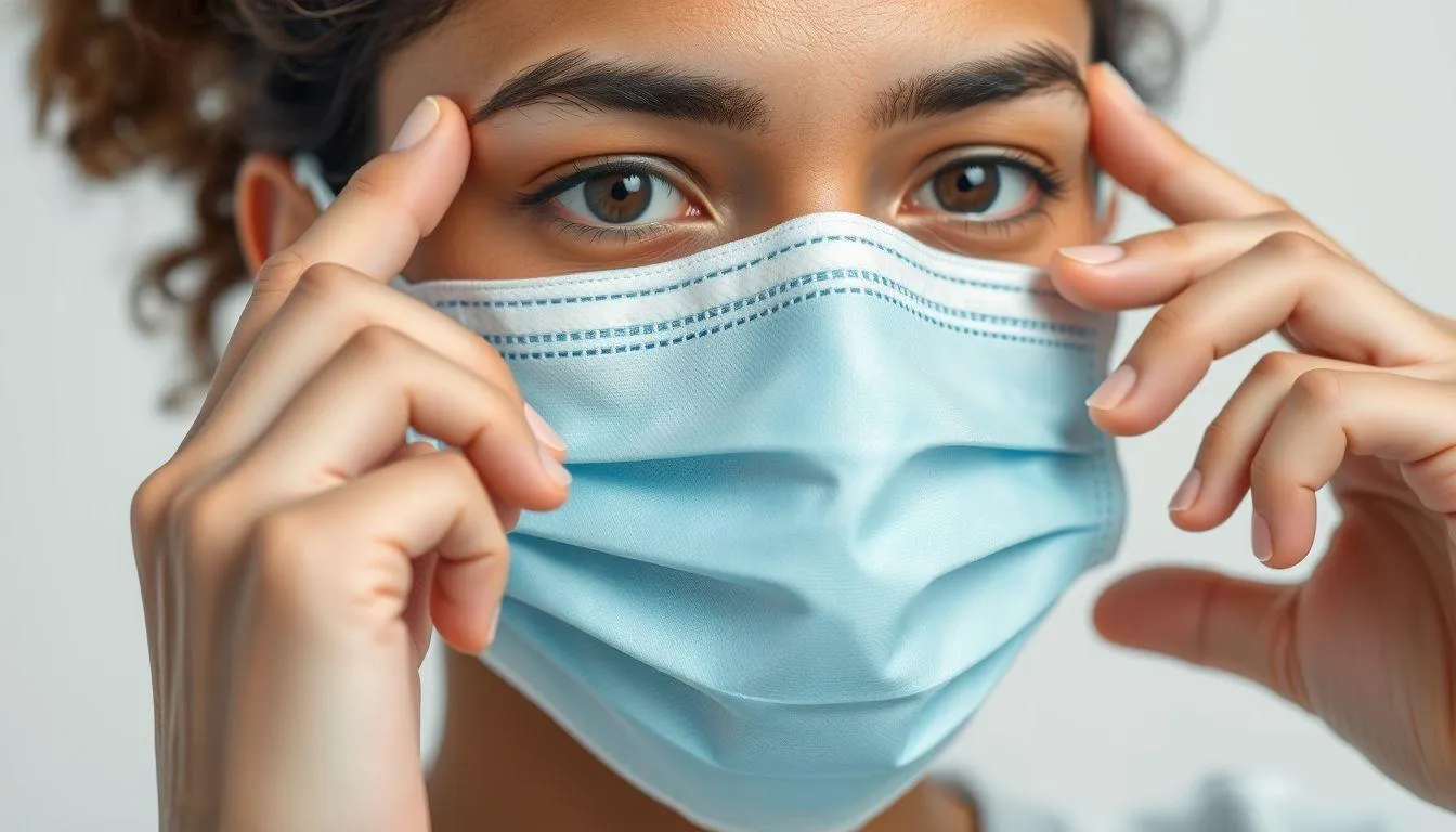 Cara Menggunakan Masker Ganda untuk Perlindungan Ekstra (c) Ilustrasi AI