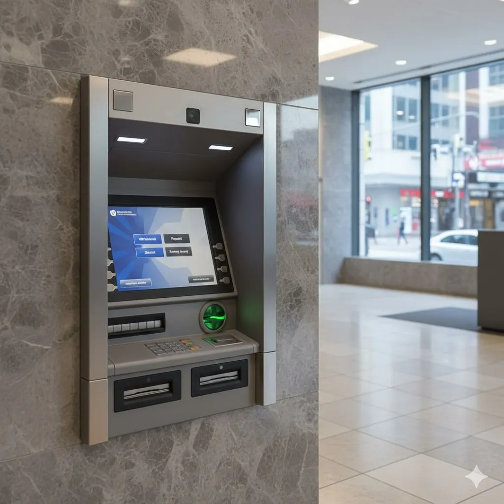 Cara Menggunakan Mesin ATM dengan Kartu (c) Ilustrasi AI