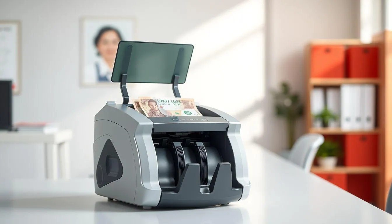 Bagian-Bagian Mesin Penghitung Uang (c) Ilustrasi AI